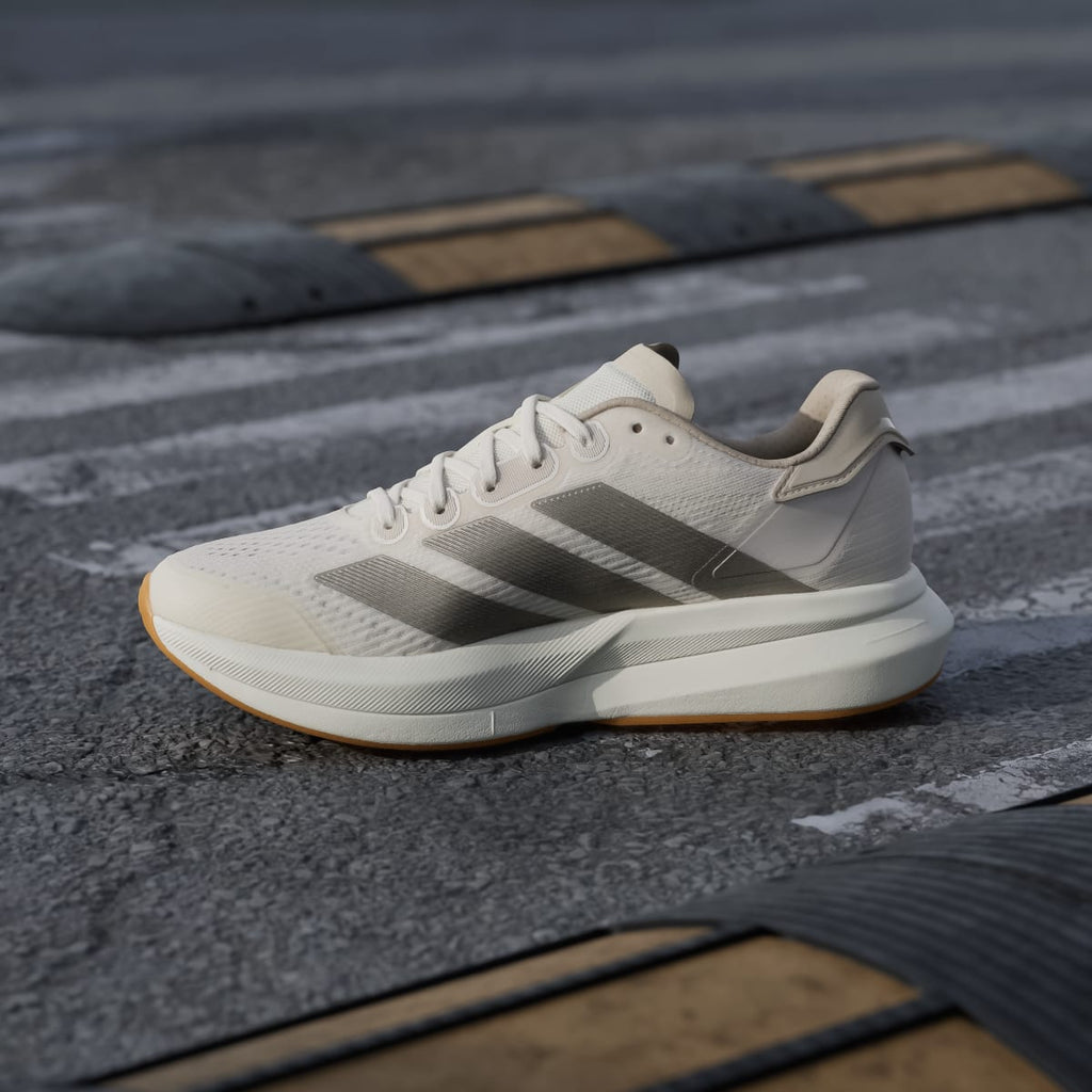 Adidas Women's Duramo Speed 2 Running Shoes - Chalk White / Cyber Metallic / Crystal Linen - Image 6