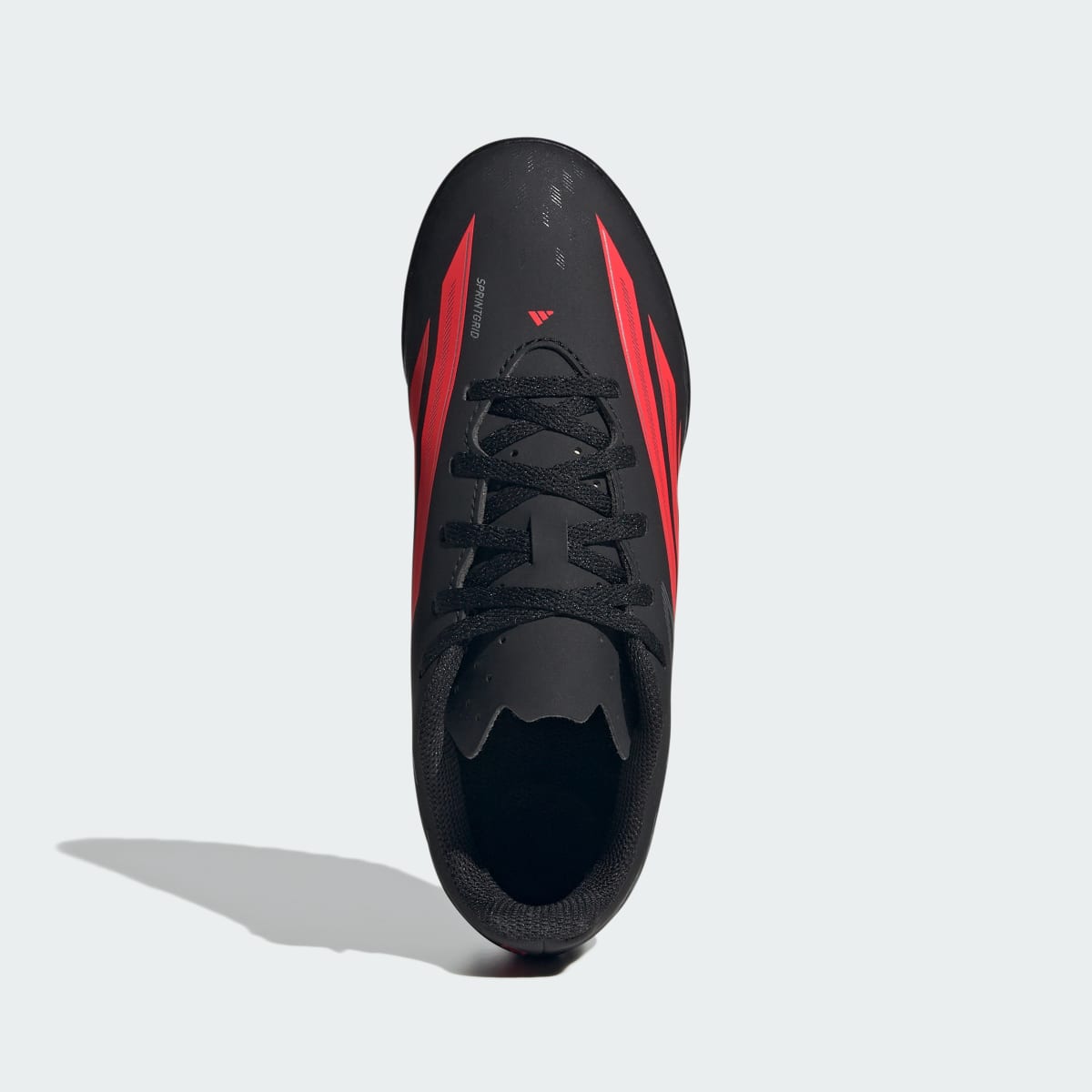 Adidas Kids' F50 CLUB Turf Soccer Shoes Kids - Core Black / Lucid Red / Core Black - Image 3