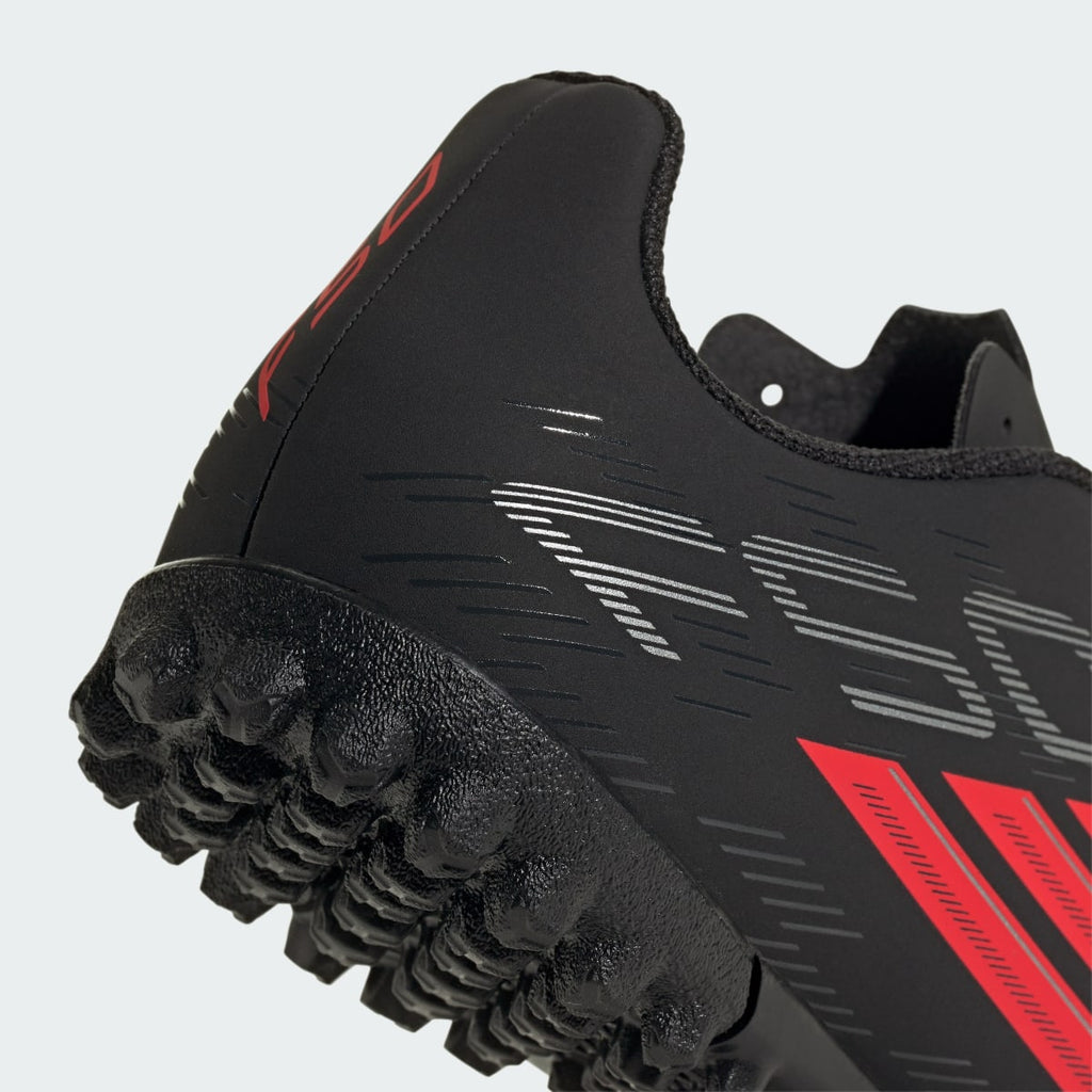 Adidas Kids' F50 CLUB Turf Soccer Shoes Kids - Core Black / Lucid Red / Core Black - Image 10