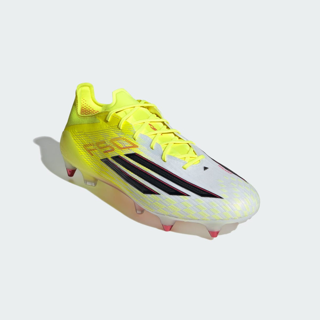 Adidas Women's F50 ELITE Soft Ground Soccer Cleats - Team Solar Yellow 2 / Core Black / Lucid Red - Image 5