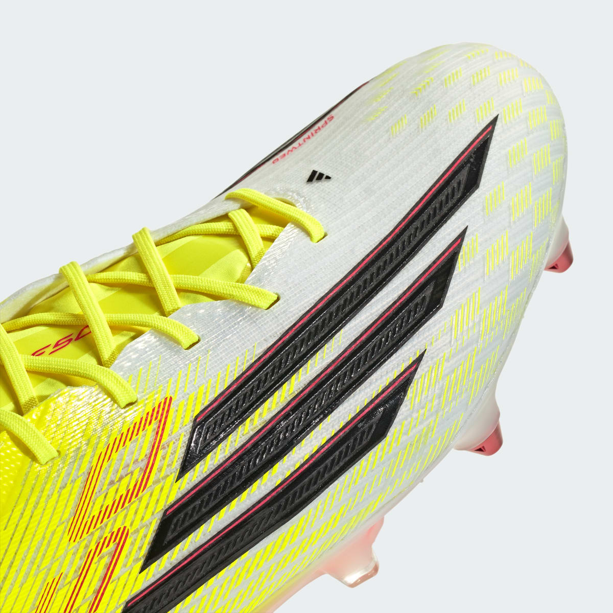 Adidas Women's F50 ELITE Soft Ground Soccer Cleats - Team Solar Yellow 2 / Core Black / Lucid Red - Image 11