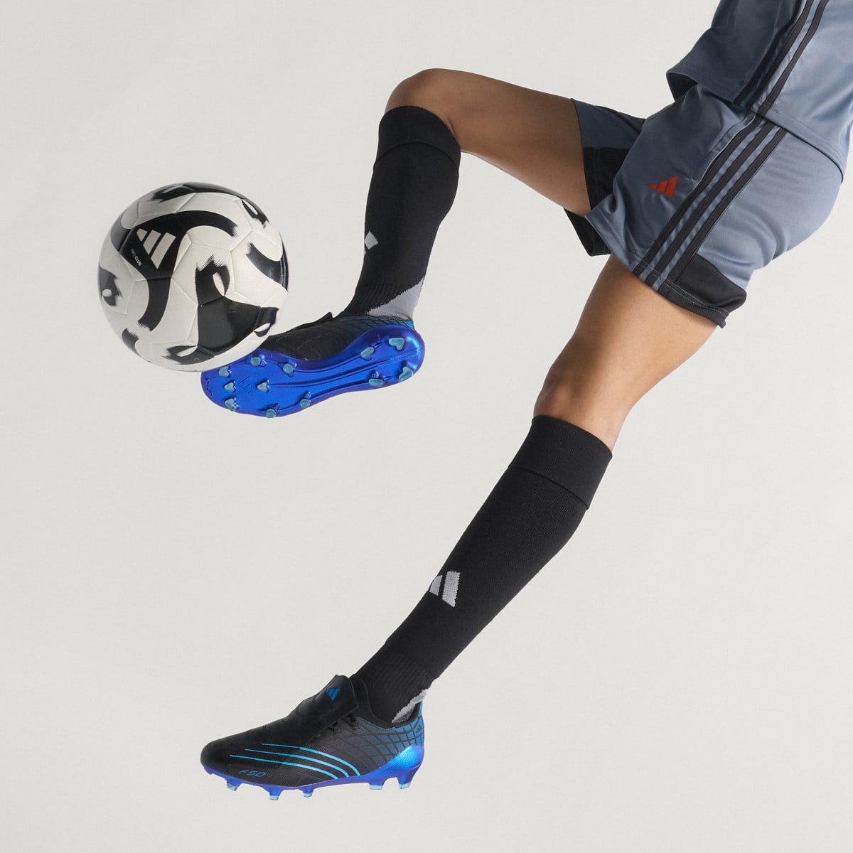 Adidas Women's F50 Elite Spider Firm Ground Cleats - Blue Rush / Sky Rush / Tech Indigo - Image 11