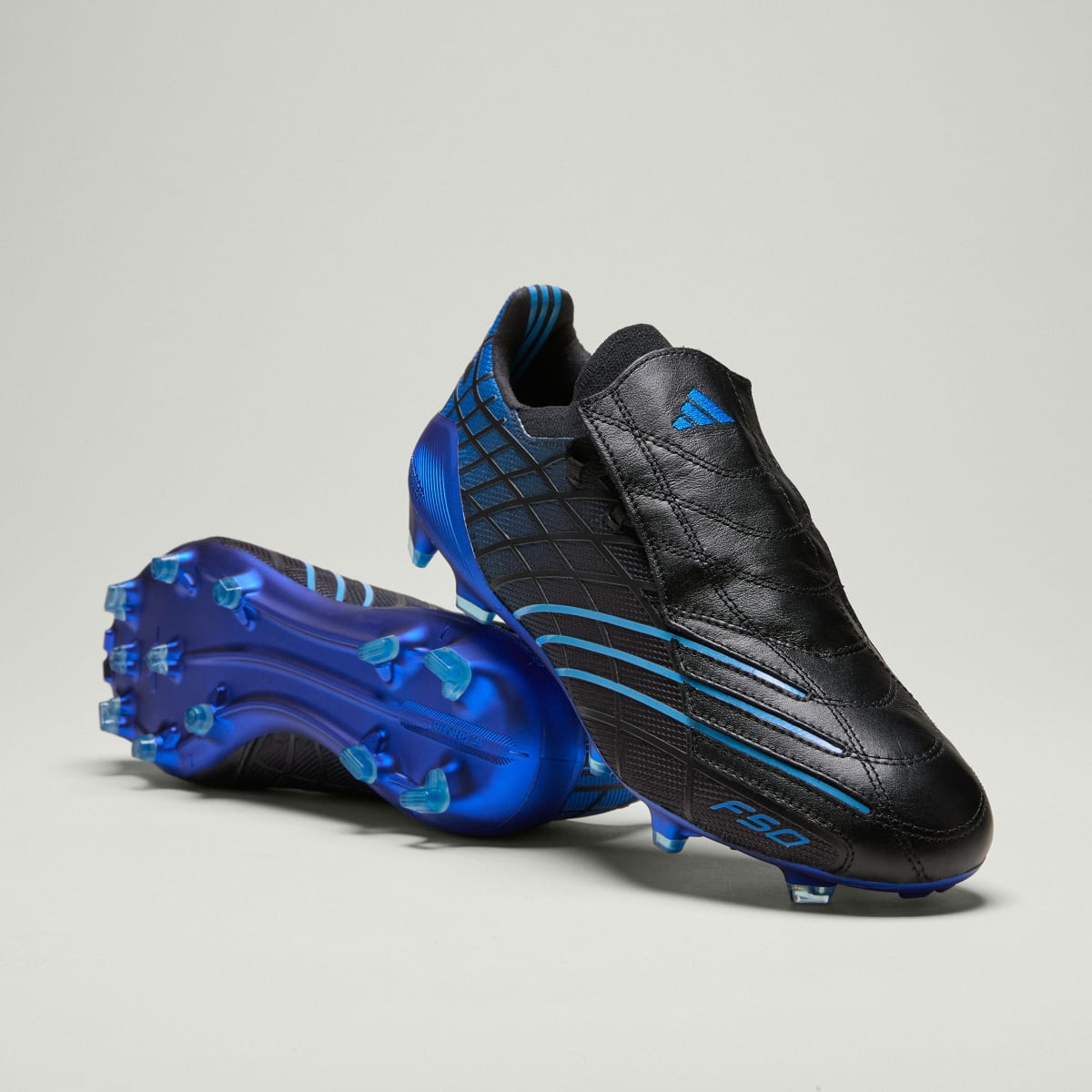 Adidas Women's F50 Elite Spider Firm Ground Cleats - Blue Rush / Sky Rush / Tech Indigo - Image 1