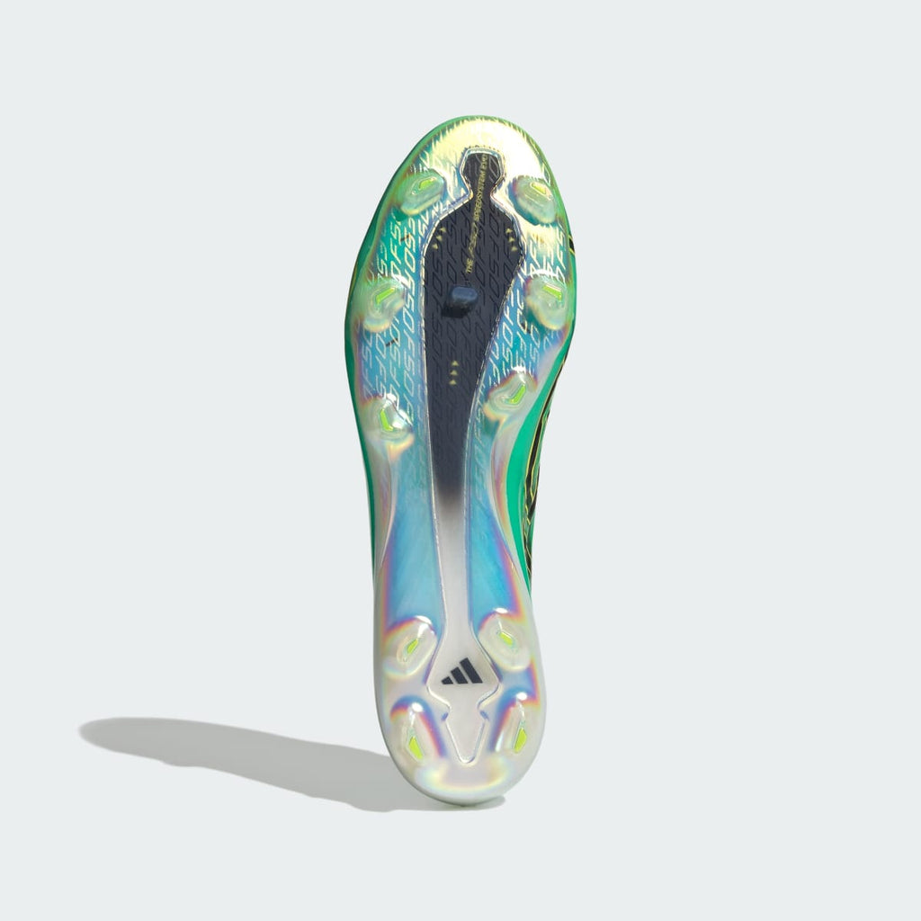Adidas Women's F50 HYPERFAST EVO Firm Ground Soccer Cleats - Pulse Mint / Core Black / Solar Lemon - Image 4