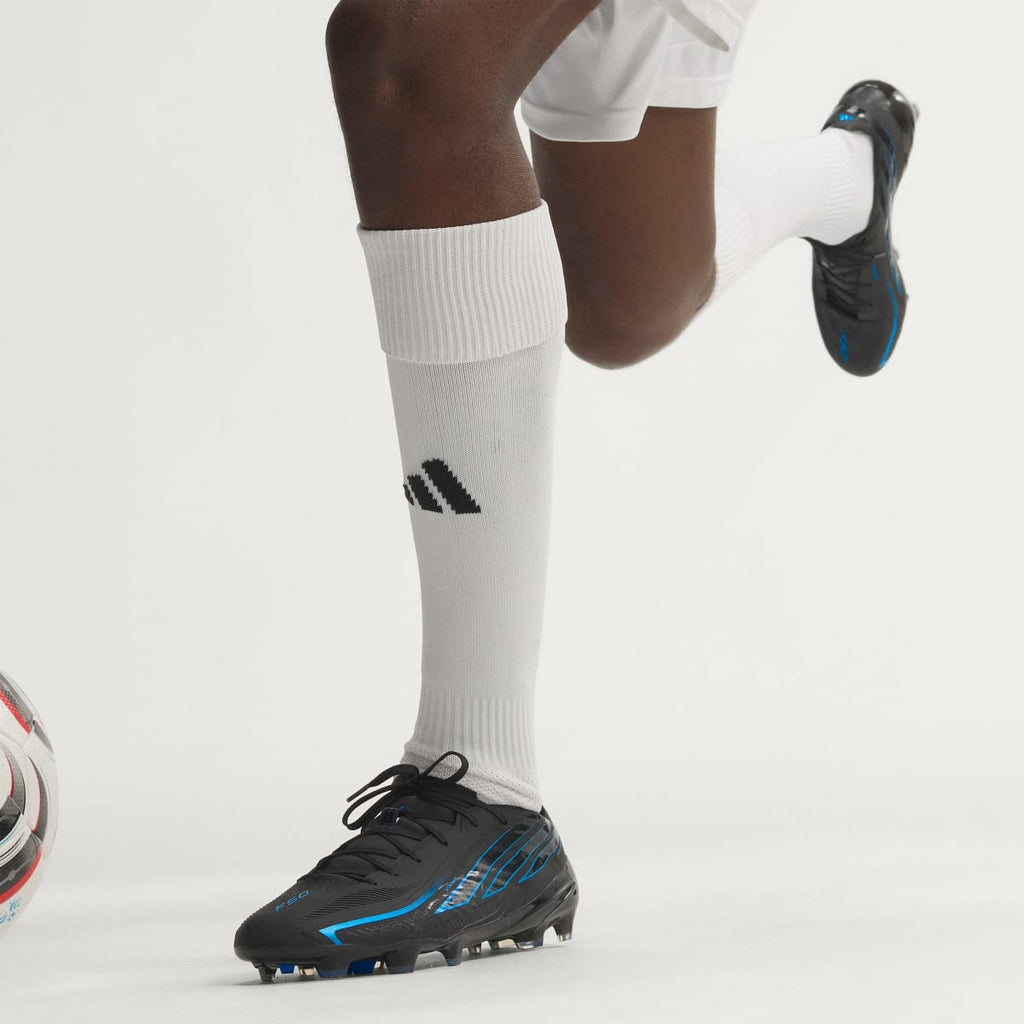 Adidas Men's F50 HYPERFAST PRO Firm Ground Soccer Cleats - Core Black / Core Black / Lucid Ray Blue - Image 9