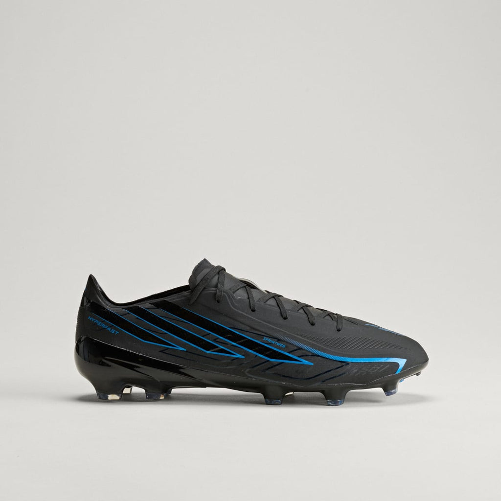 Adidas Men's F50 HYPERFAST PRO Firm Ground Soccer Cleats - Core Black / Core Black / Lucid Ray Blue - Image 3