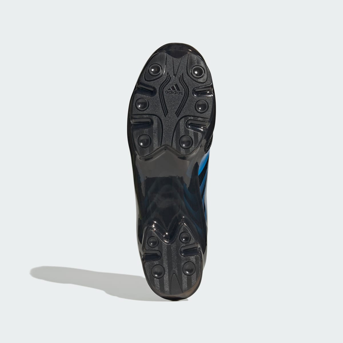Adidas Men's F50 WALKABLE SHOES - Core Black / Lucid Ray Blue / Silver Metallic - Image 3