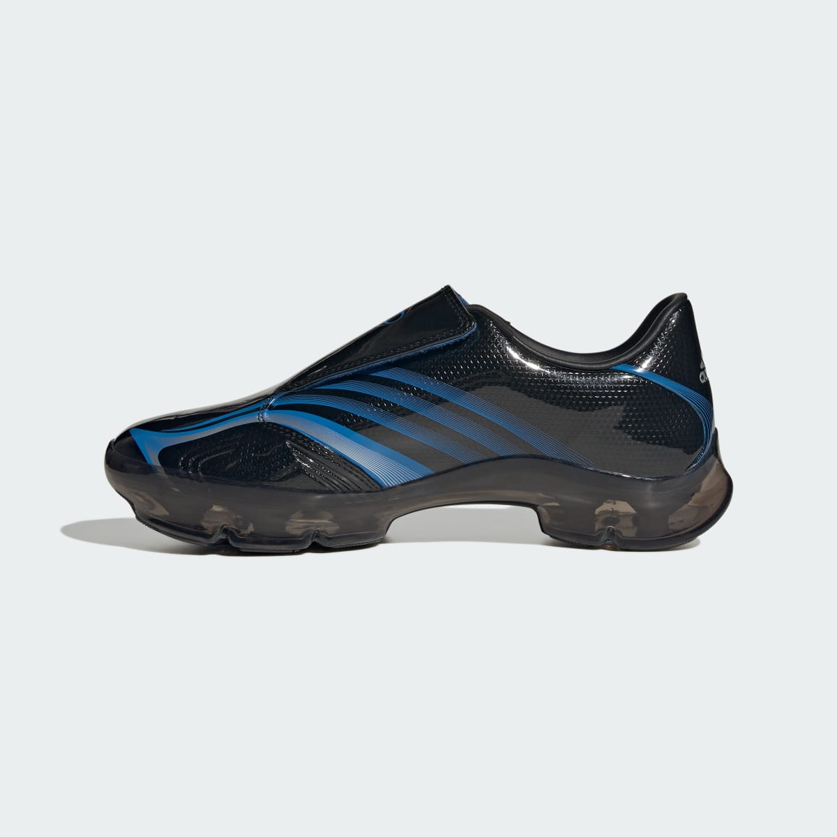Adidas Men's F50 WALKABLE SHOES - Core Black / Lucid Ray Blue / Silver Metallic - Image 6