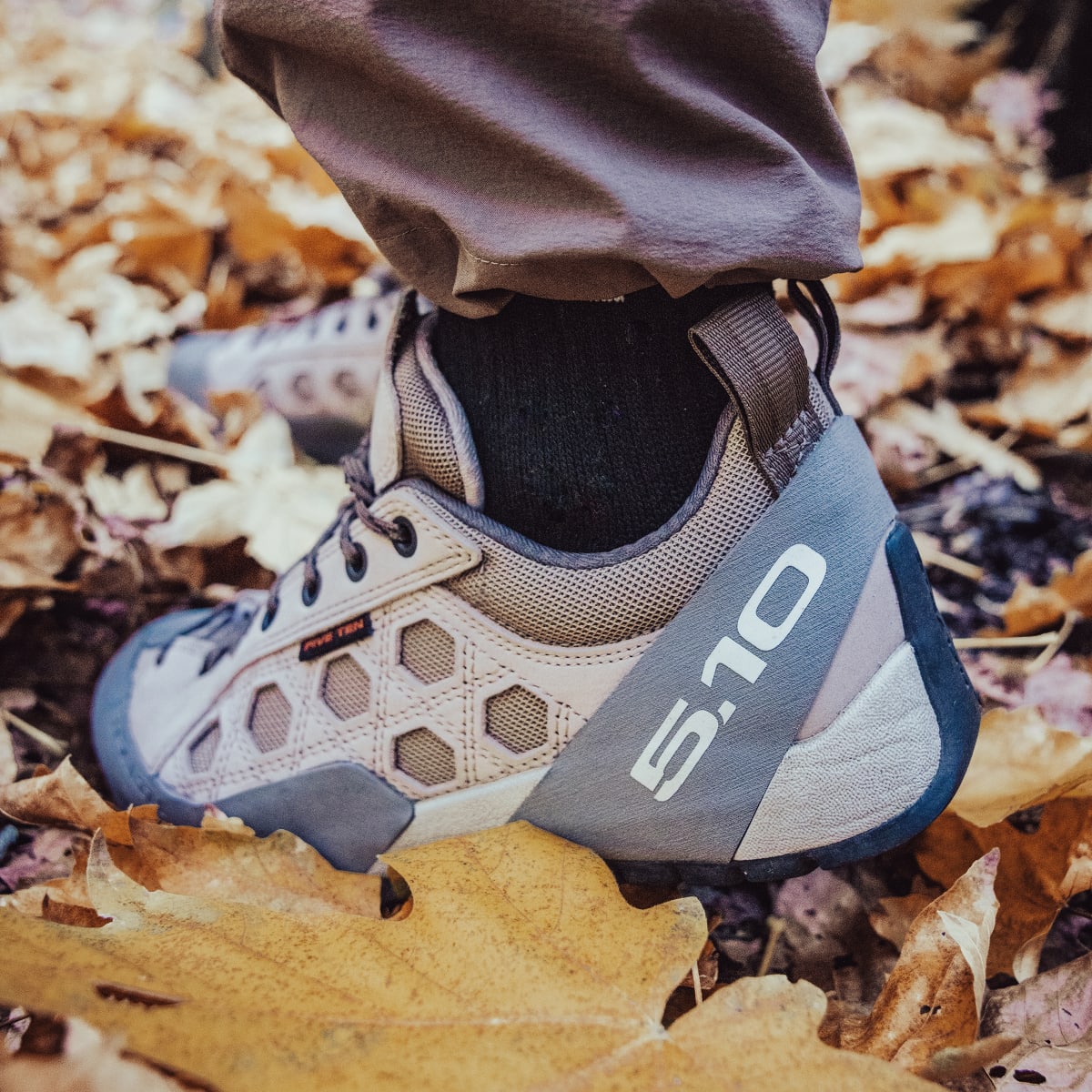 Adidas Women's Five Ten Guide Tennie Approach Shoes - Wonder Taupe / Earth Strata / Grey Three - Image 12