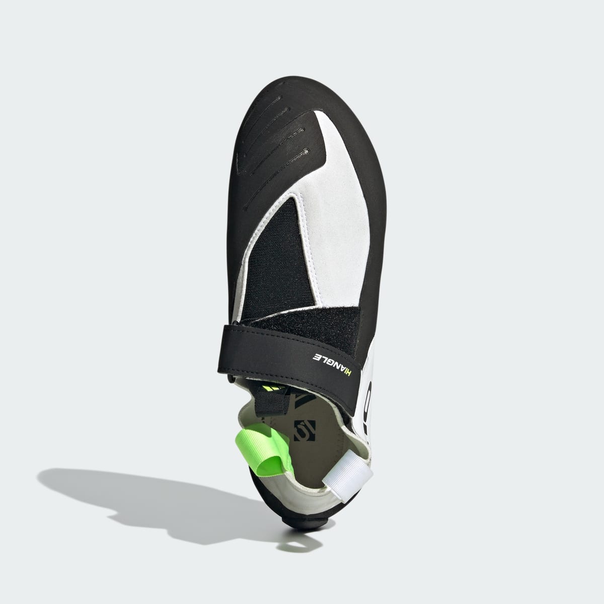 Adidas Men's Five Ten Hiangle Climbing Shoes - Cloud White / Core Black / Signal Green - Image 2