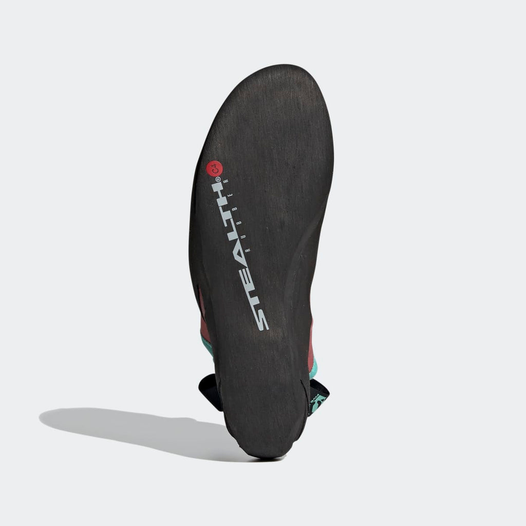 Adidas Women's Five Ten NIAD Lace Climbing Shoes - Core Black / Crew Red / Acid Mint - Image 3