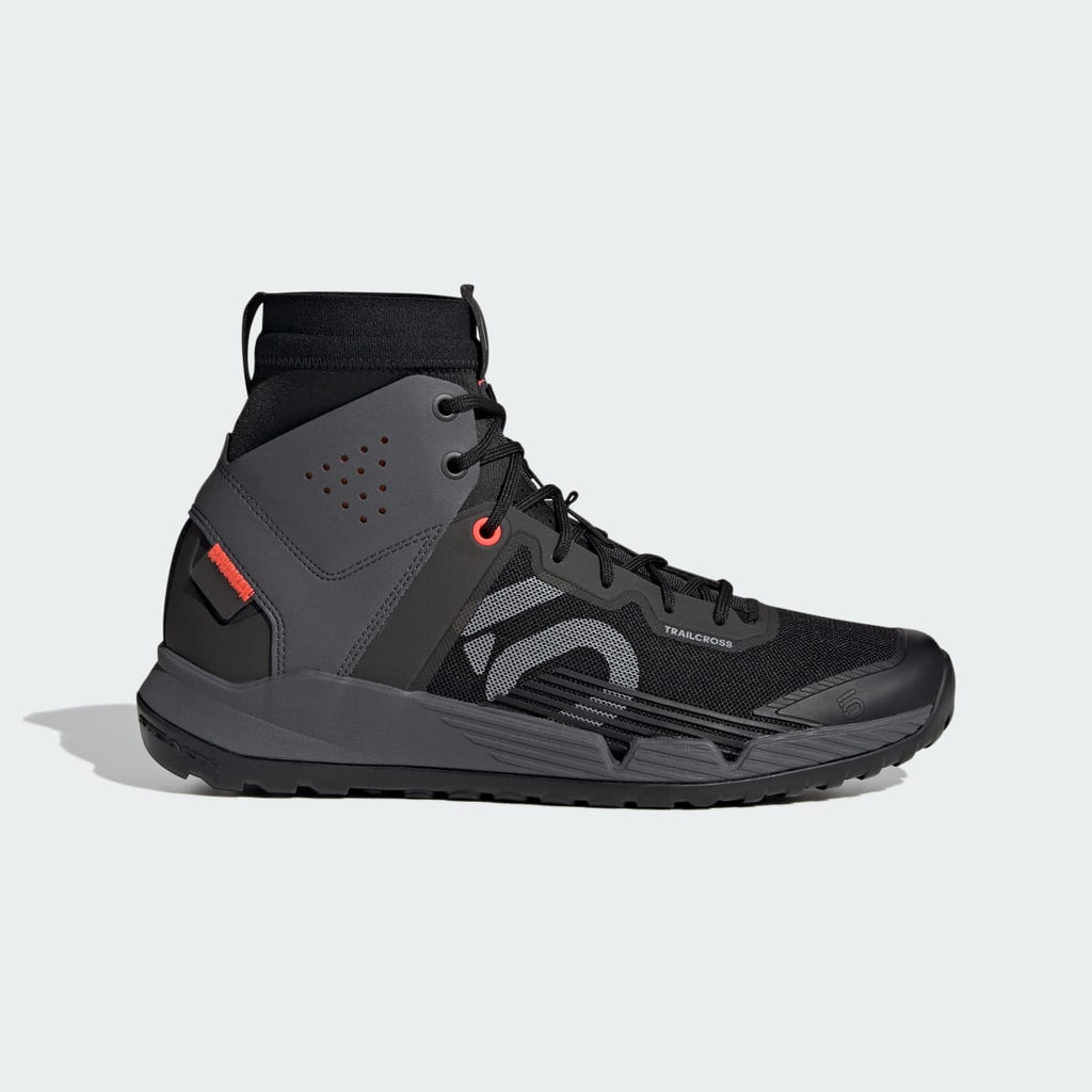Adidas Women's Five Ten Trailcross Mid Pro Mountain Bike Shoes - Core Black / Grey Two / Solar Red - Image 1
