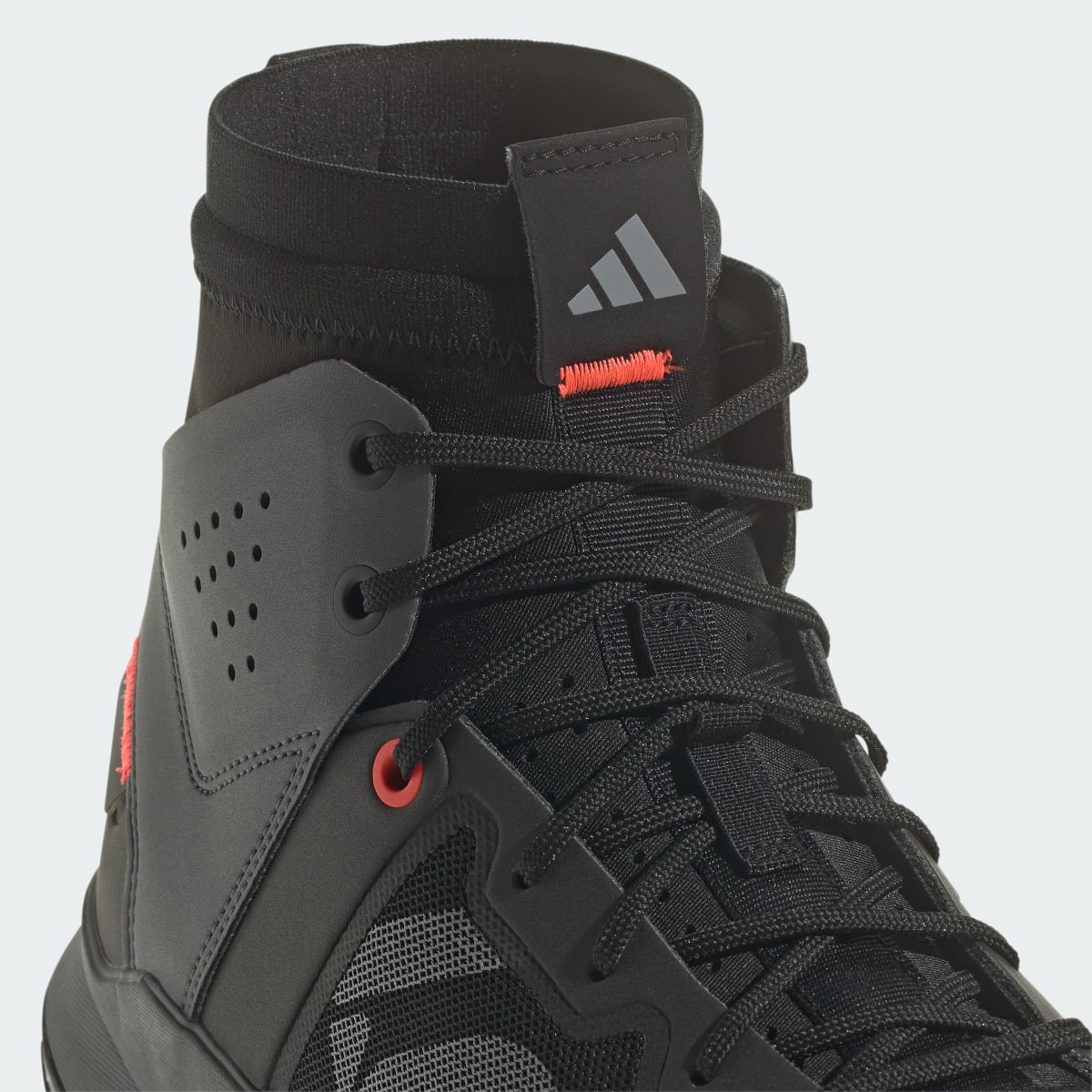 Adidas Women's Five Ten Trailcross Mid Pro Mountain Bike Shoes - Core Black / Grey Two / Solar Red - Image 10