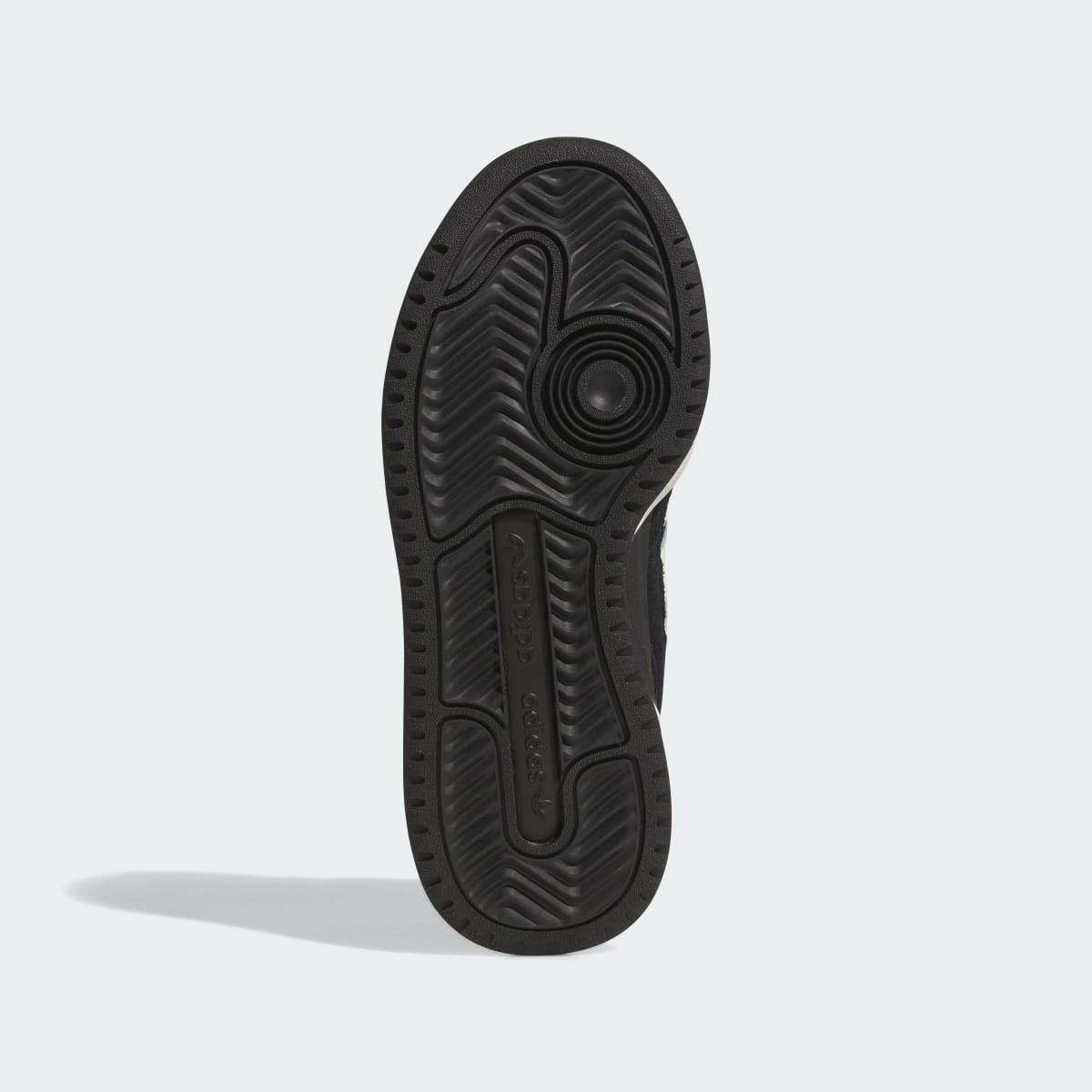 Adidas Kids' Forum 2000 Shoes - Core Black / Off White / Off White - Image 4