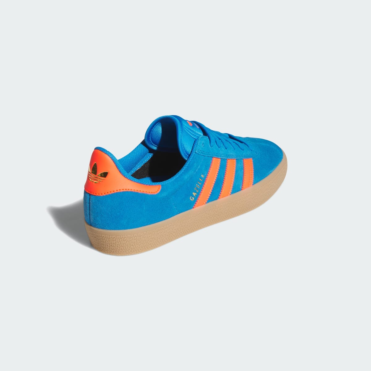 Adidas Women's GAZELLE ADV Shoes - Bright Blue / Solar Red / Gum - Image 5