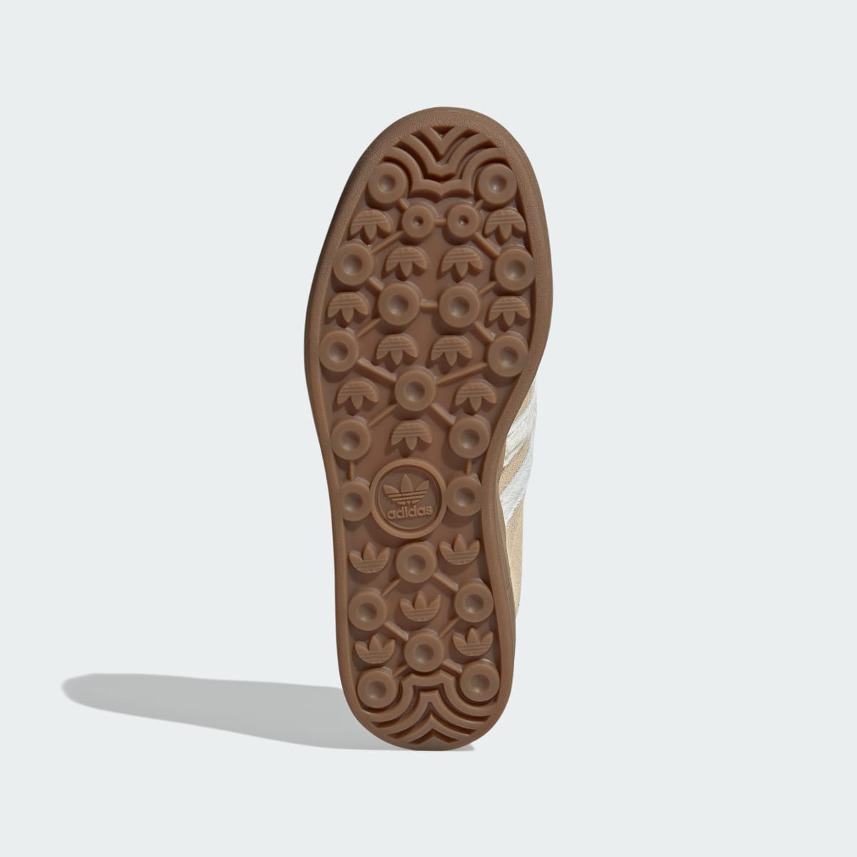 Adidas Women's GAZELLE BOLD SHOES - Stone Khaki / Cream White / Gold Metallic - Image 3