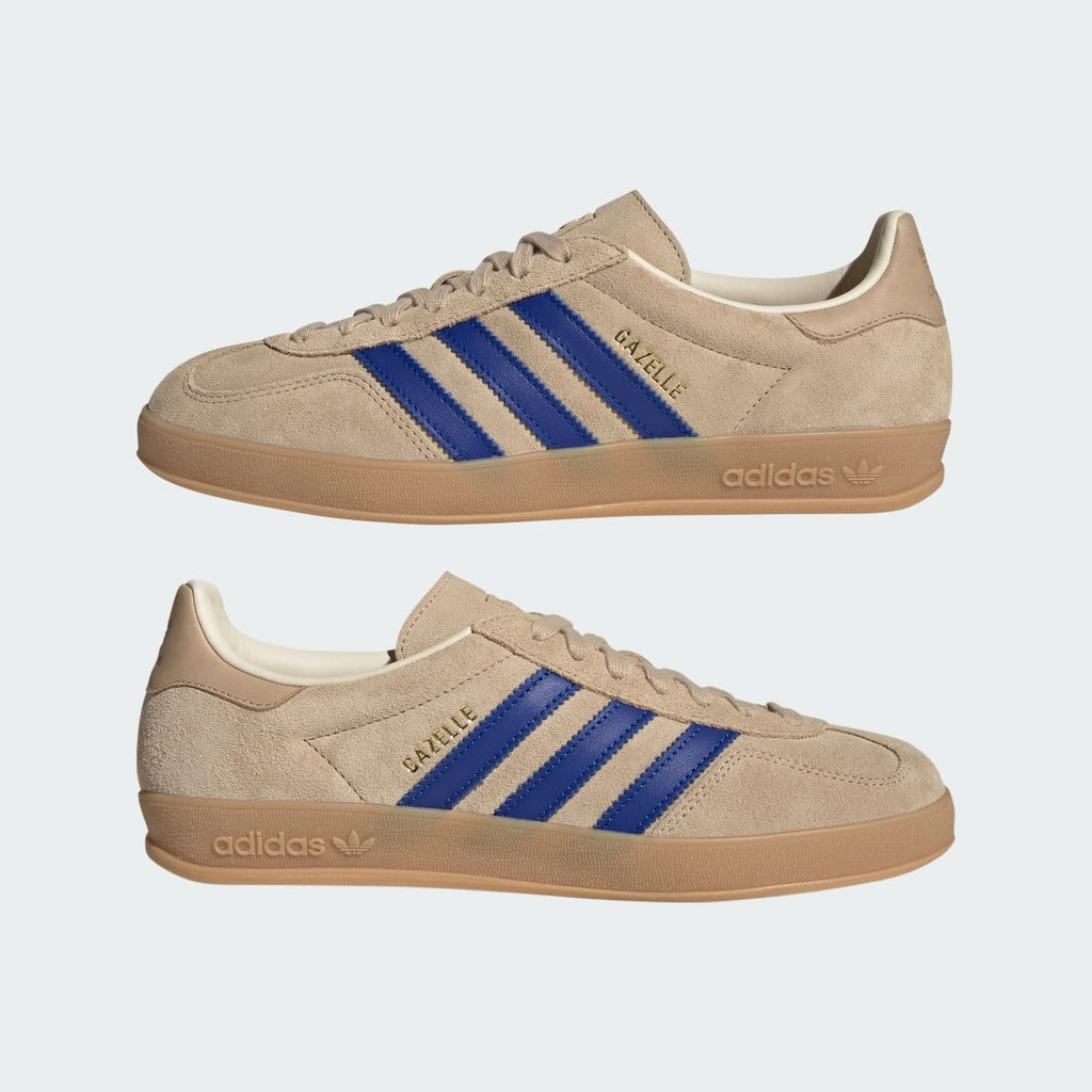 Adidas Men's GAZELLE INDOOR SHOES - Magic Beige / Royal Blue / Wonder White - Image 7