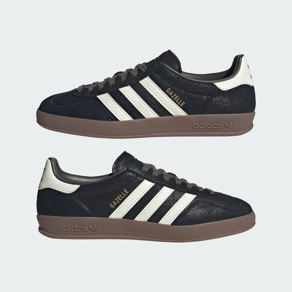 Adidas Men's GAZELLE INDOOR SHOES - Core Black / Off White / Cinder - Image 7
