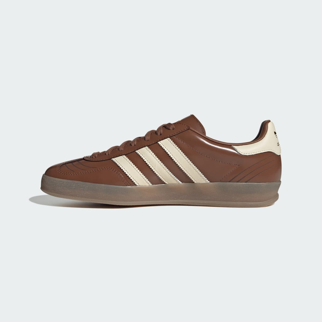 Adidas Men's GAZELLE INDOOR SHOES - Preloved Brown / Wonder White / Gum - Image 6