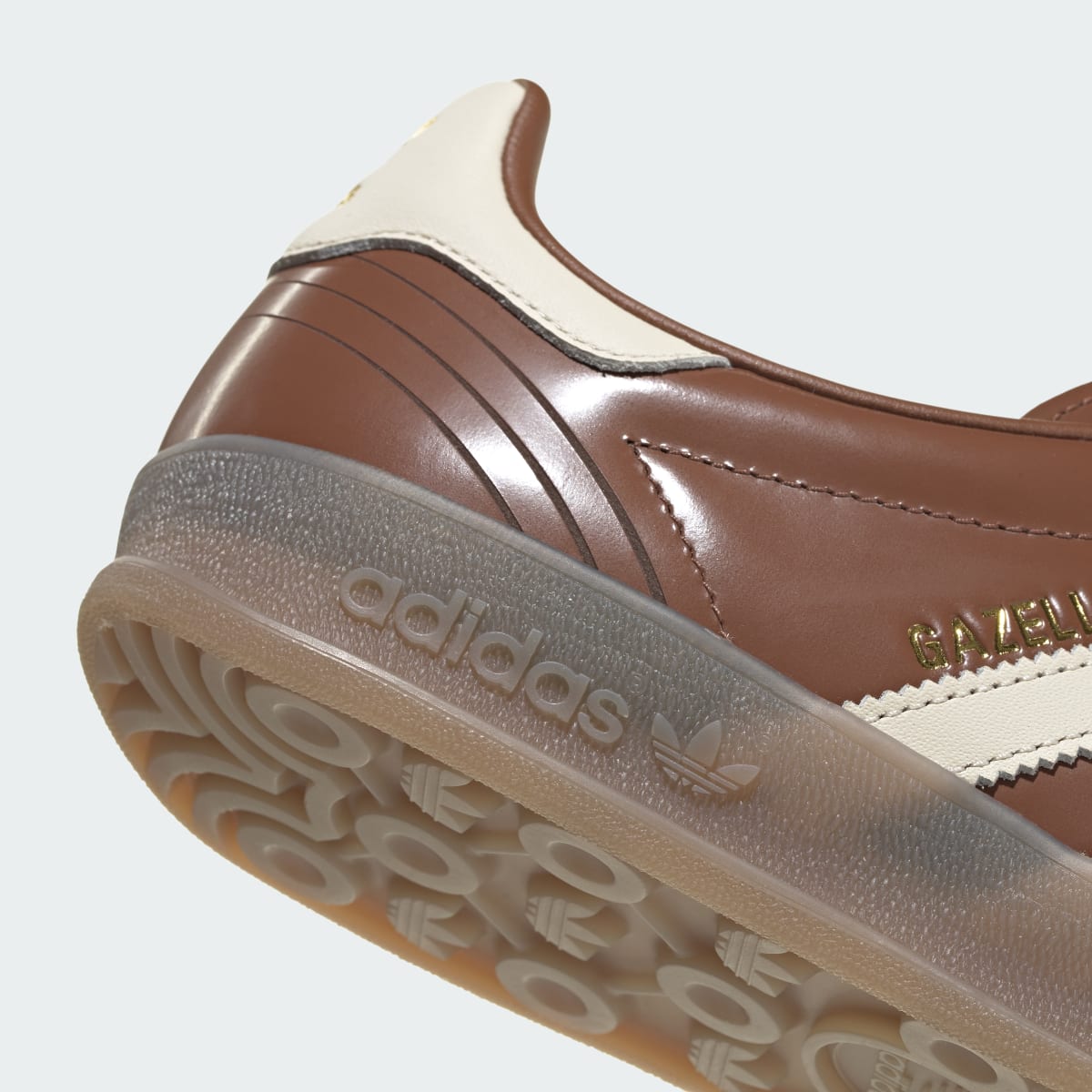 Adidas Men's GAZELLE INDOOR SHOES - Preloved Brown / Wonder White / Gum - Image 8