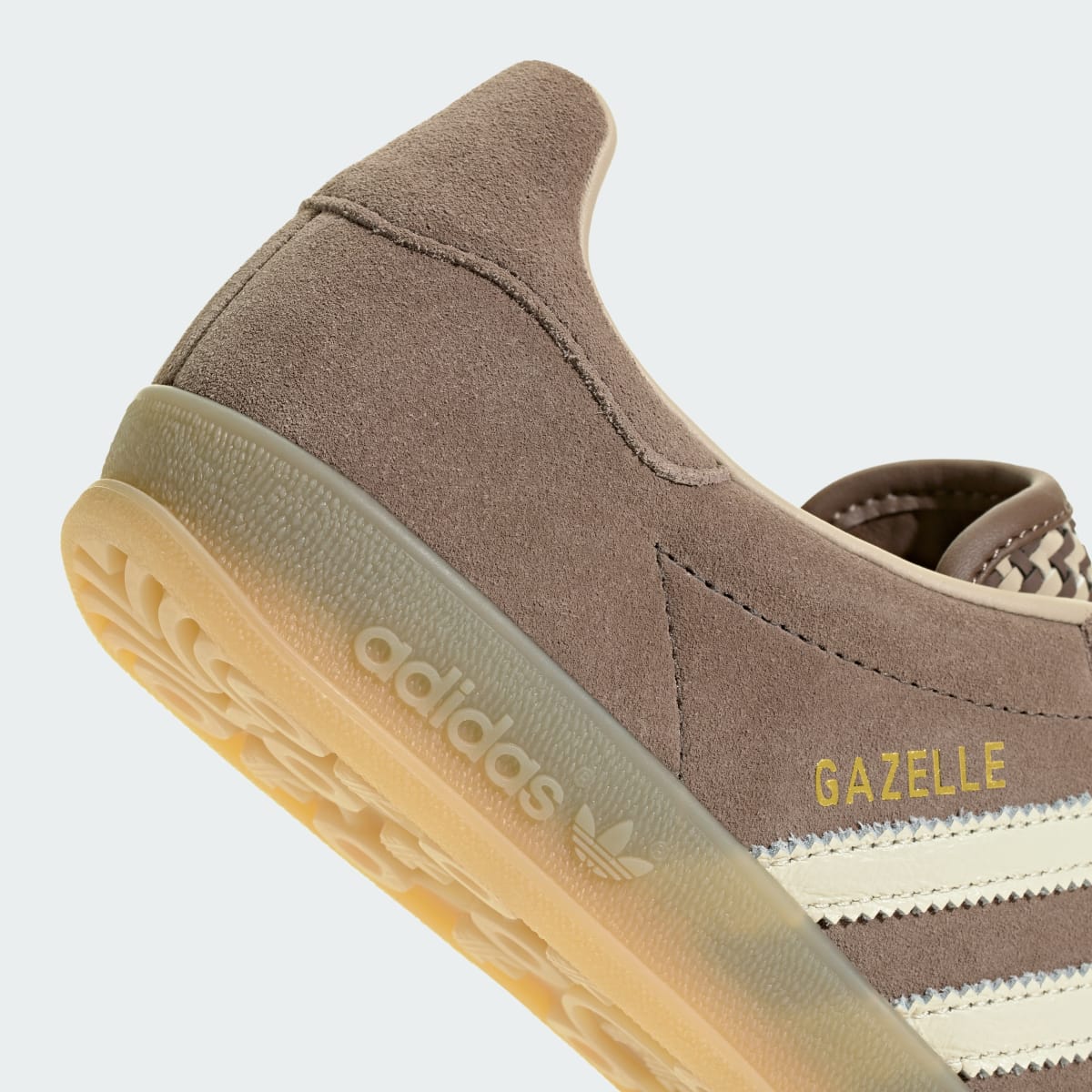 Adidas Women's GAZELLE INDOOR SHOES - Earth Strata / Off White / Khaki Three - Image 8