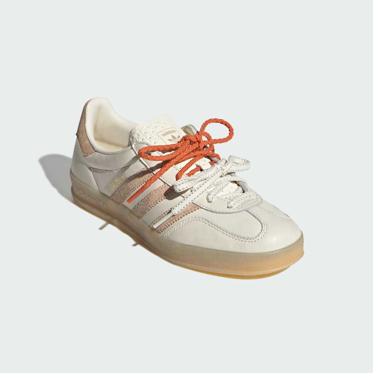 Adidas Women's GAZELLE INDOOR SHOES - Cream White / Magic Beige / Cardboard - Image 5