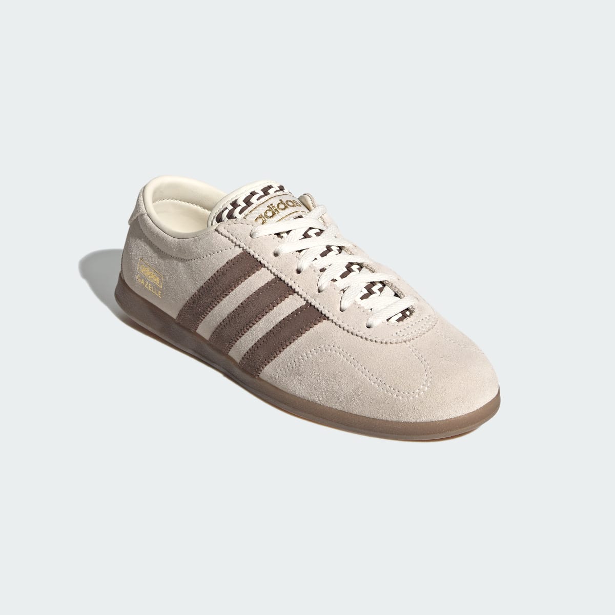 Adidas Women's GAZELLE LO PRO SHOES - Off White / Earth Strata / Gum - Image 5