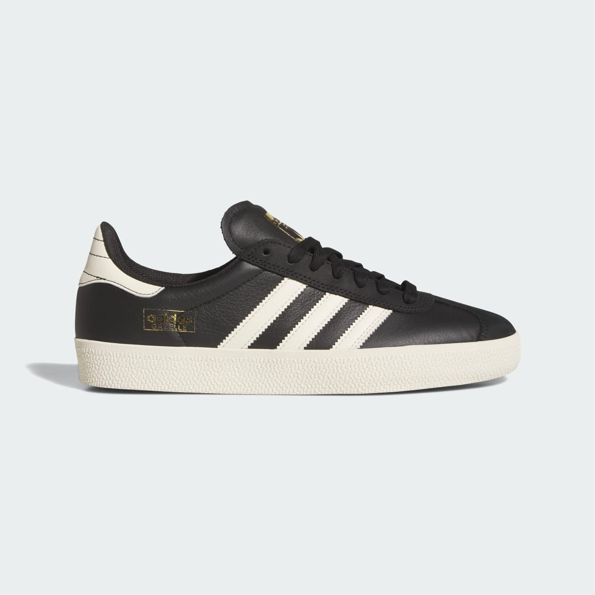 Adidas Men's GAZELLE Shoes - Core Black / Cream White / Gold Metallic - Image 1