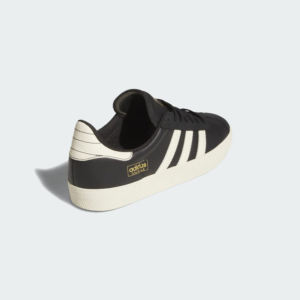 Adidas Men's GAZELLE Shoes - Core Black / Cream White / Gold Metallic - Image 5