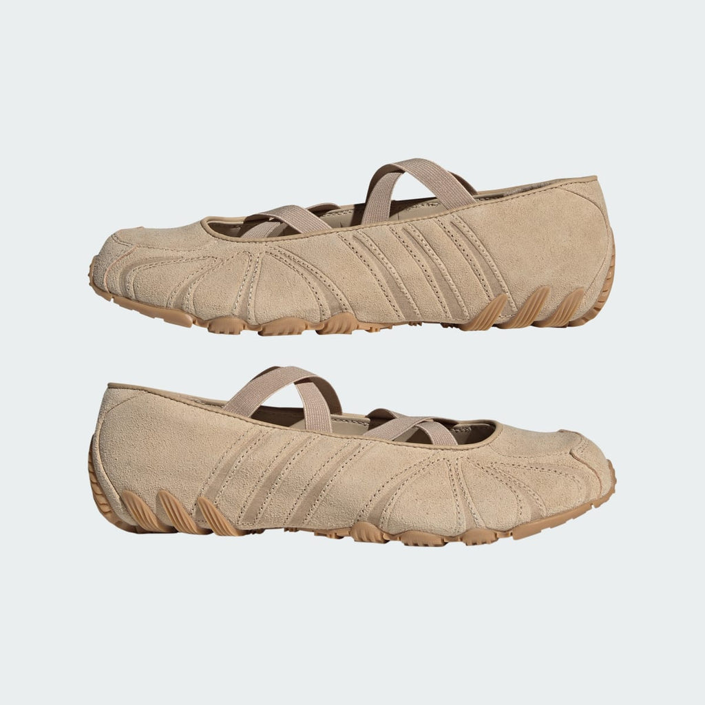 Adidas Women's GHOST SPRINT BALLET SHOES - Magic Beige / Magic Beige / Gum - Image 7