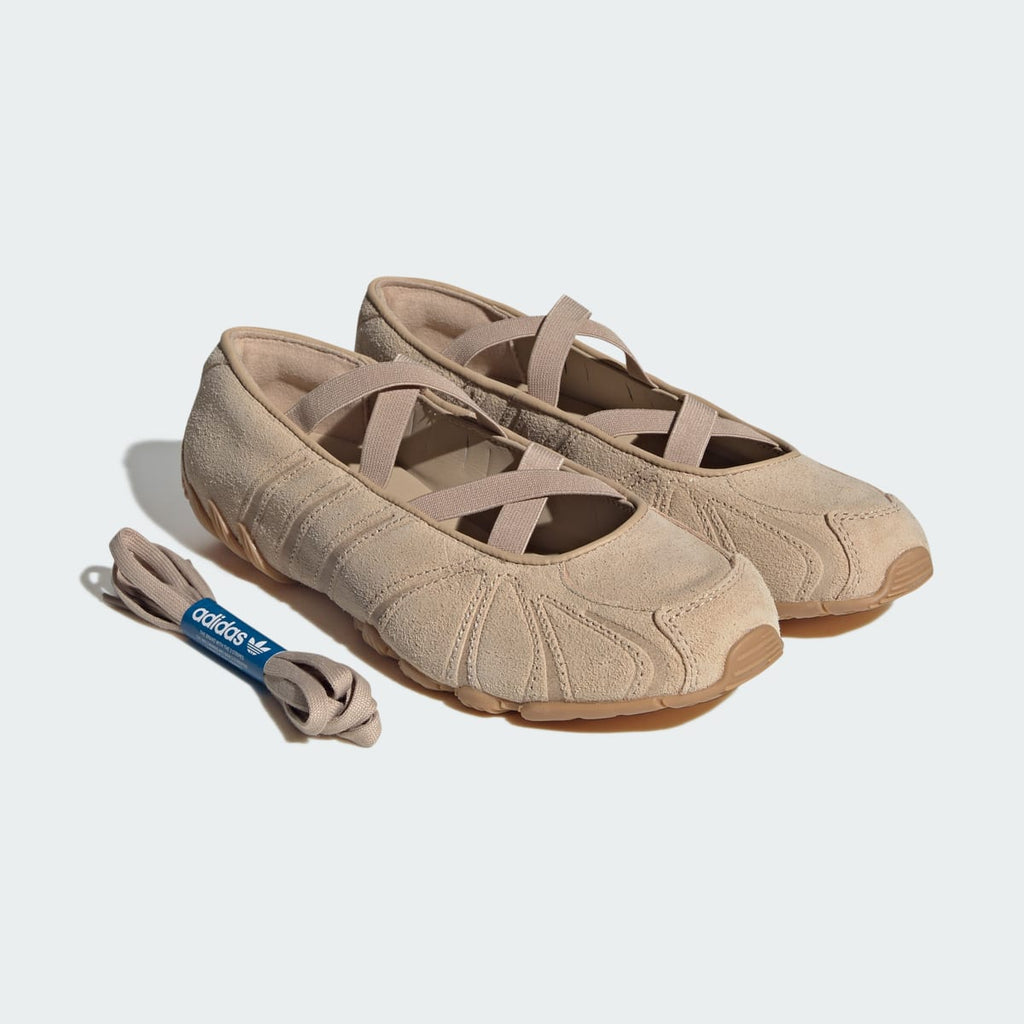 Adidas Women's GHOST SPRINT BALLET SHOES - Magic Beige / Magic Beige / Gum - Image 8