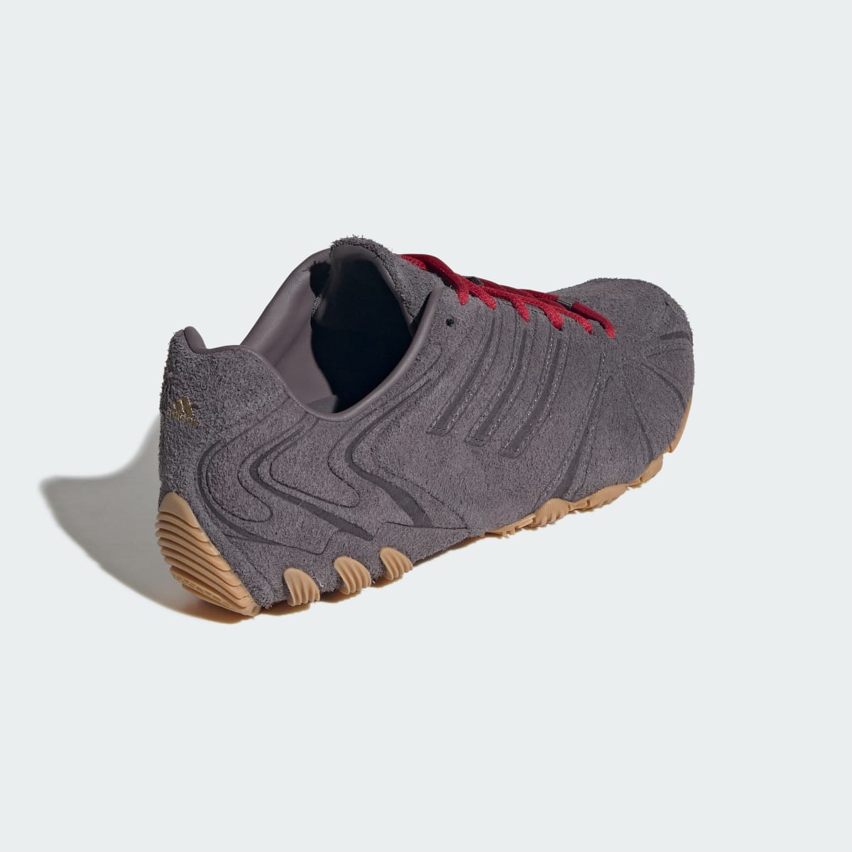 Adidas Women's GHOST SPRINT SHOES - Grey Strata / Grey Strata / Team Victory Red - Image 5