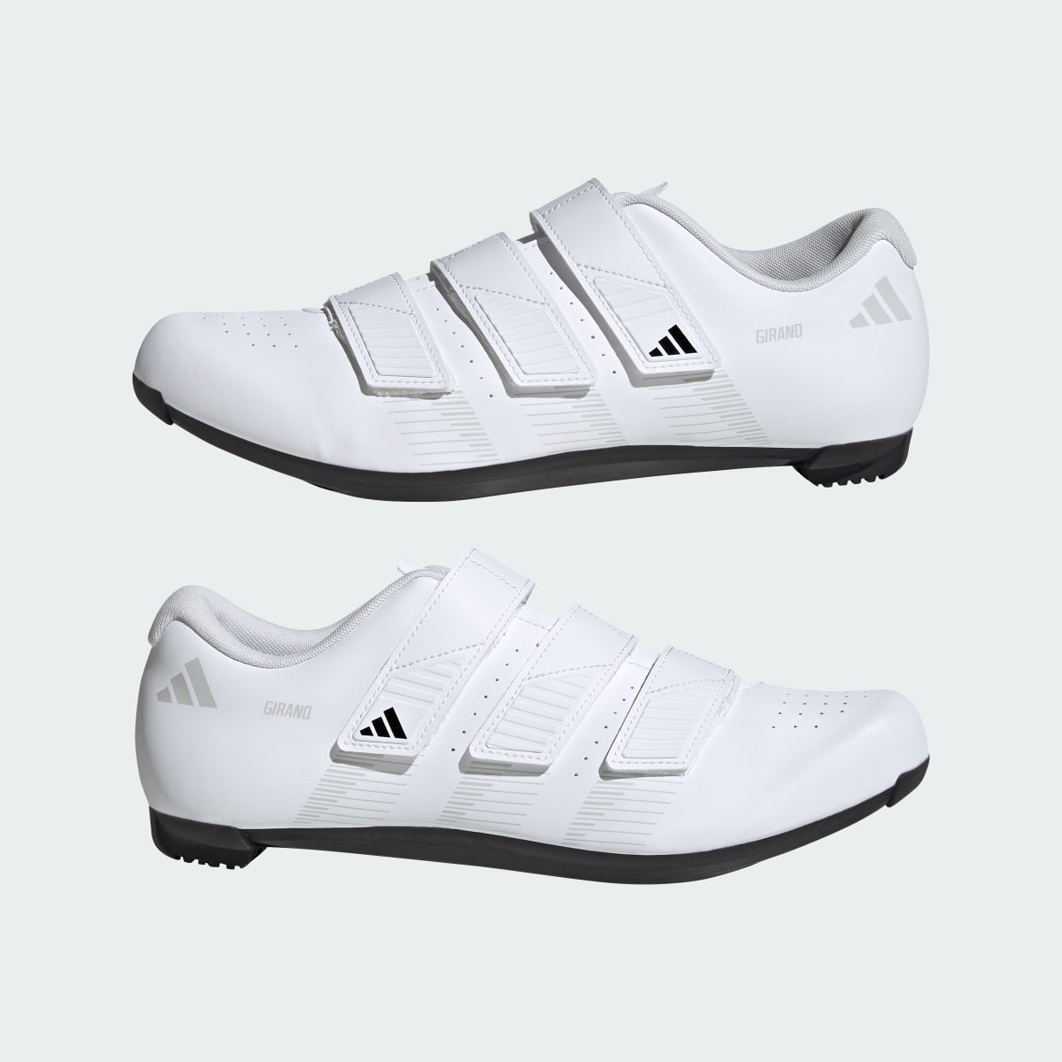 Adidas Men's GIRANO Cycling Shoes - Cloud White / Crystal White / Core Black - Image 7