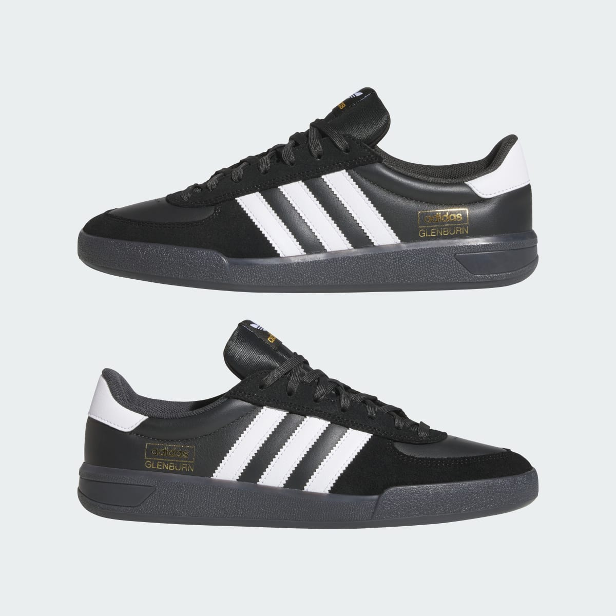 Adidas Men's GLENBURN Shoes - Core Black / Cloud White / Carbon - Image 7