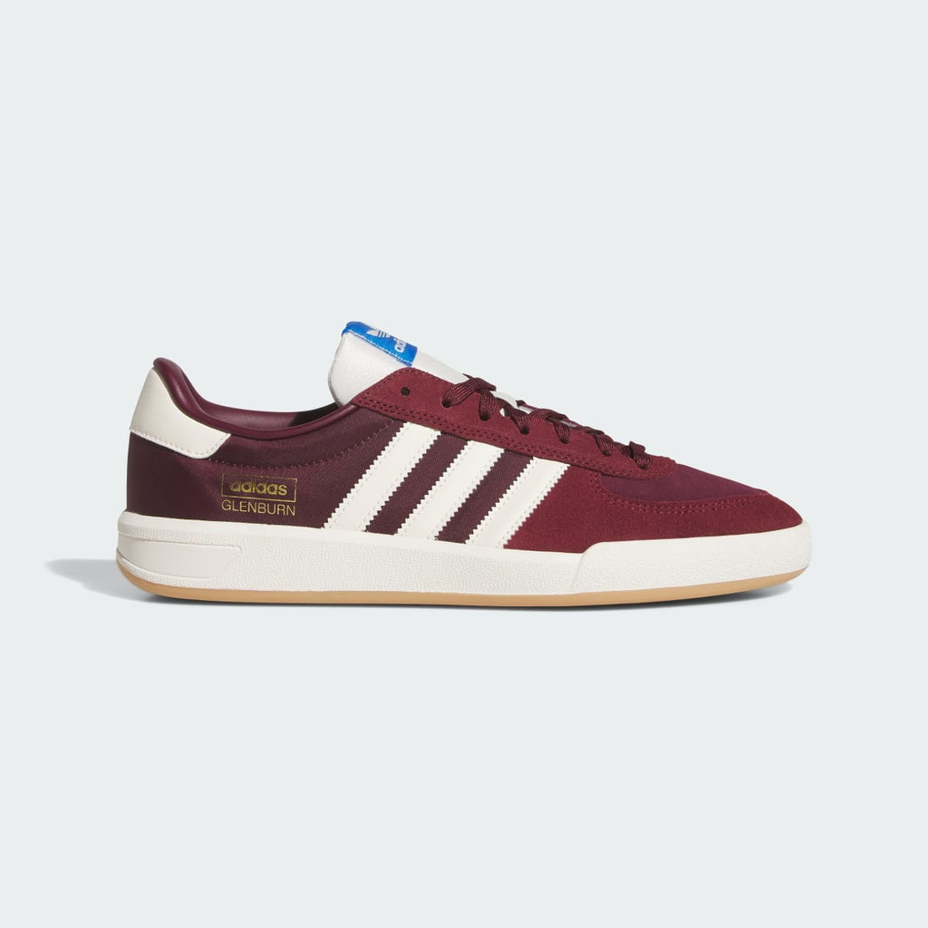 Adidas Men's GLENBURN Shoes - Shadow Red / Maroon / Chalk White - Image 1