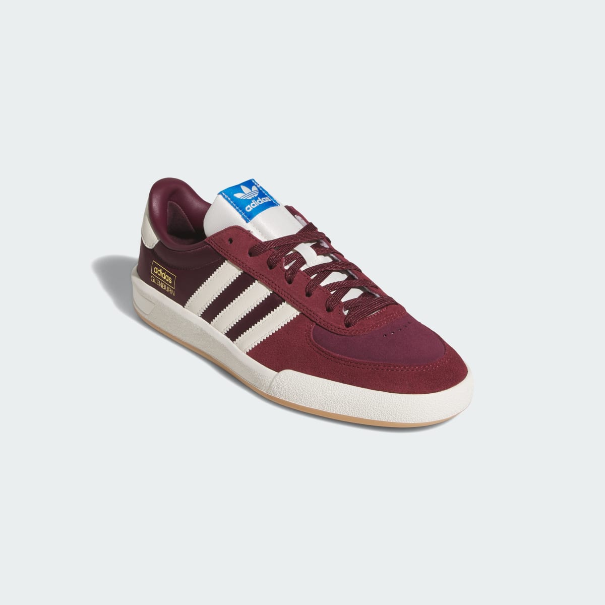 Adidas Men's GLENBURN Shoes - Shadow Red / Maroon / Chalk White - Image 4