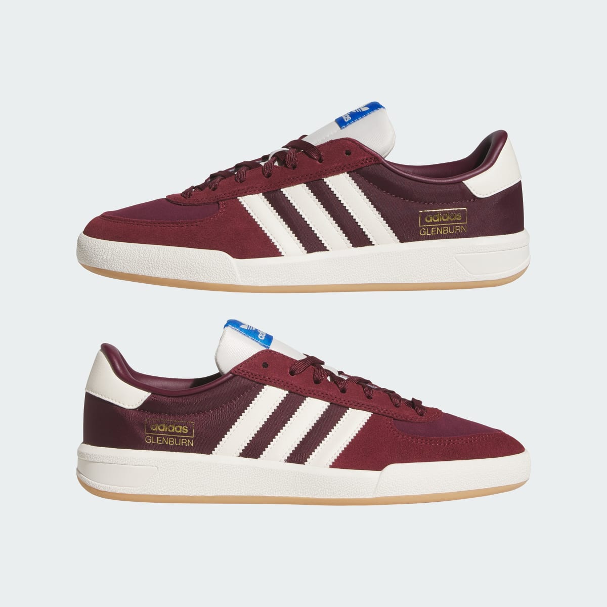 Adidas Men's GLENBURN Shoes - Shadow Red / Maroon / Chalk White - Image 7