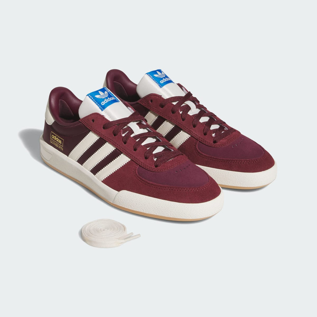 Adidas Men's GLENBURN Shoes - Shadow Red / Maroon / Chalk White - Image 8
