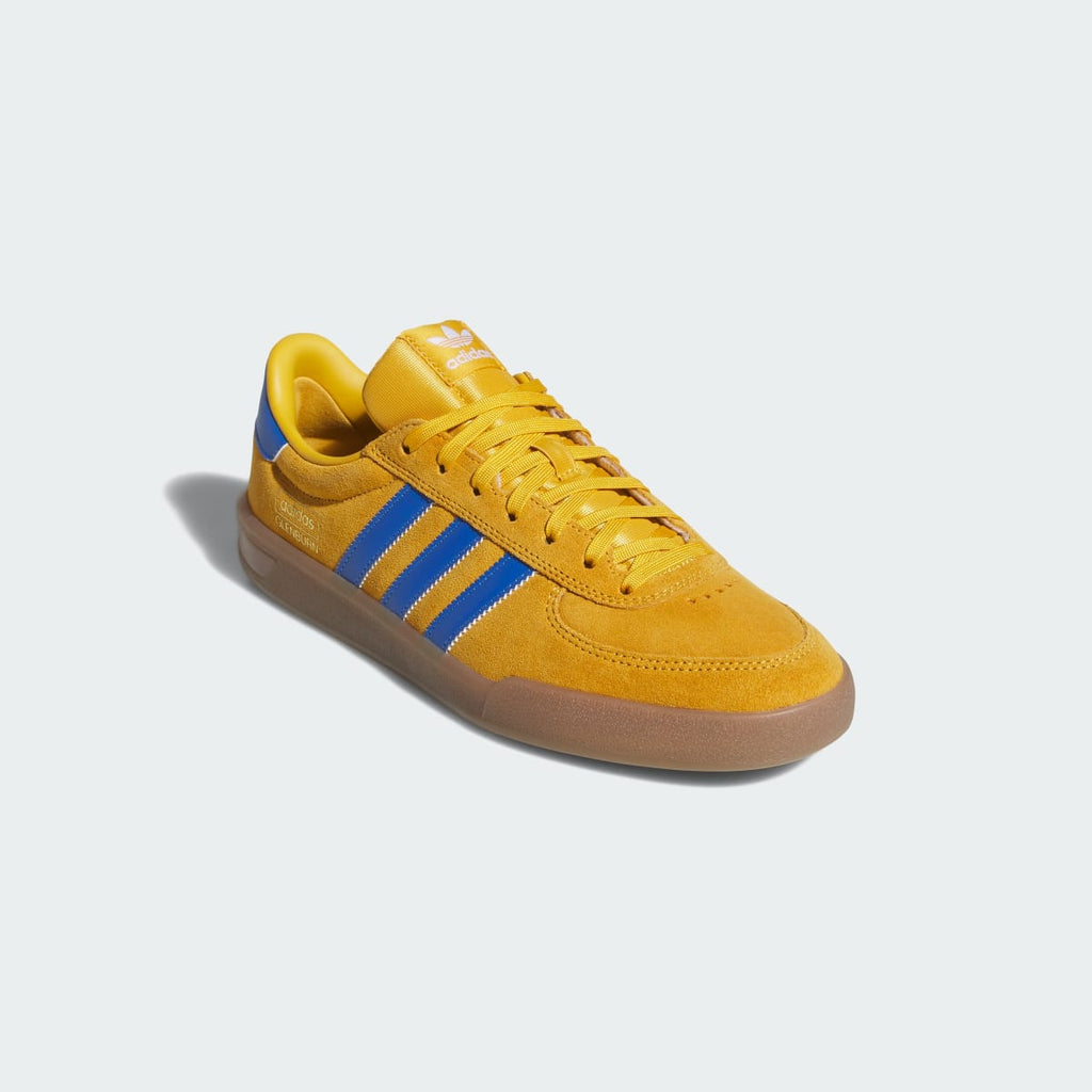 Adidas Men's GLENBURN Shoes - Preloved Yellow / Bright Royal / Gum - Image 4
