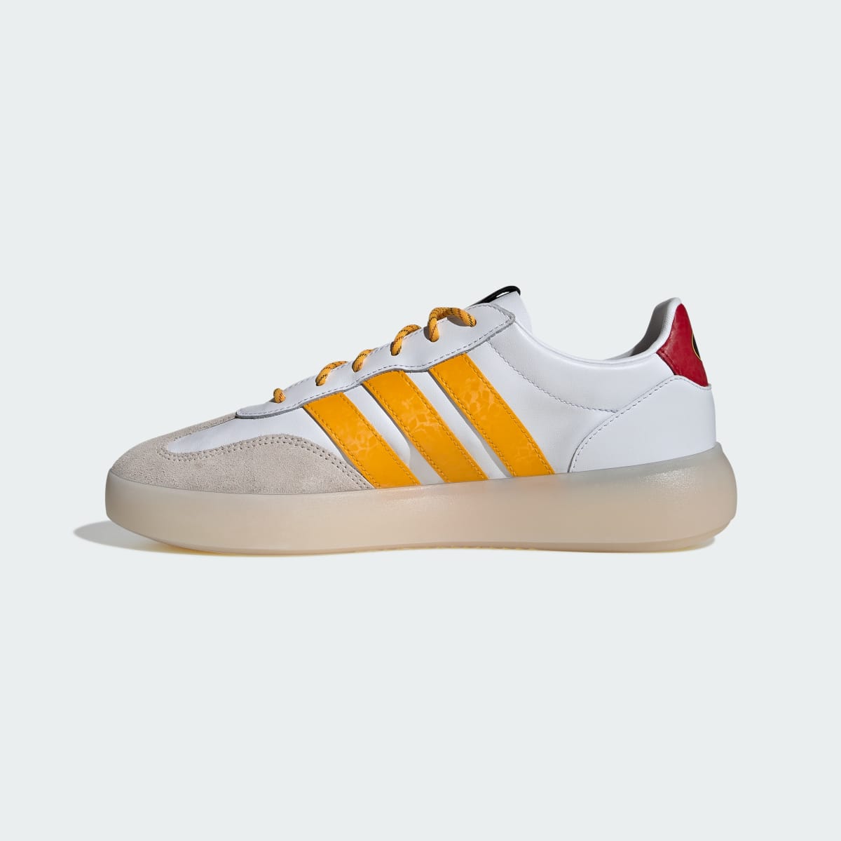 Adidas Men's GRAMBLING STATE TIGERS BARREDA DECODE SHOES - Cloud White / Team Colleg Gold / Team Power Red - Image 7