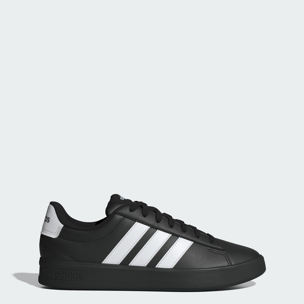 Adidas Men's GRAND COURT 3.0 SHOES - Core Black / Cloud White / Cloud White - Image 1