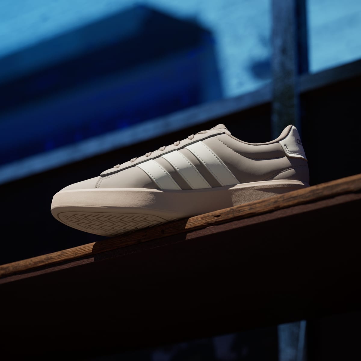 Adidas Men's GRAND COURT 3.0 SHOES - Light Brown / Off White / Chalky Brown - Image 7