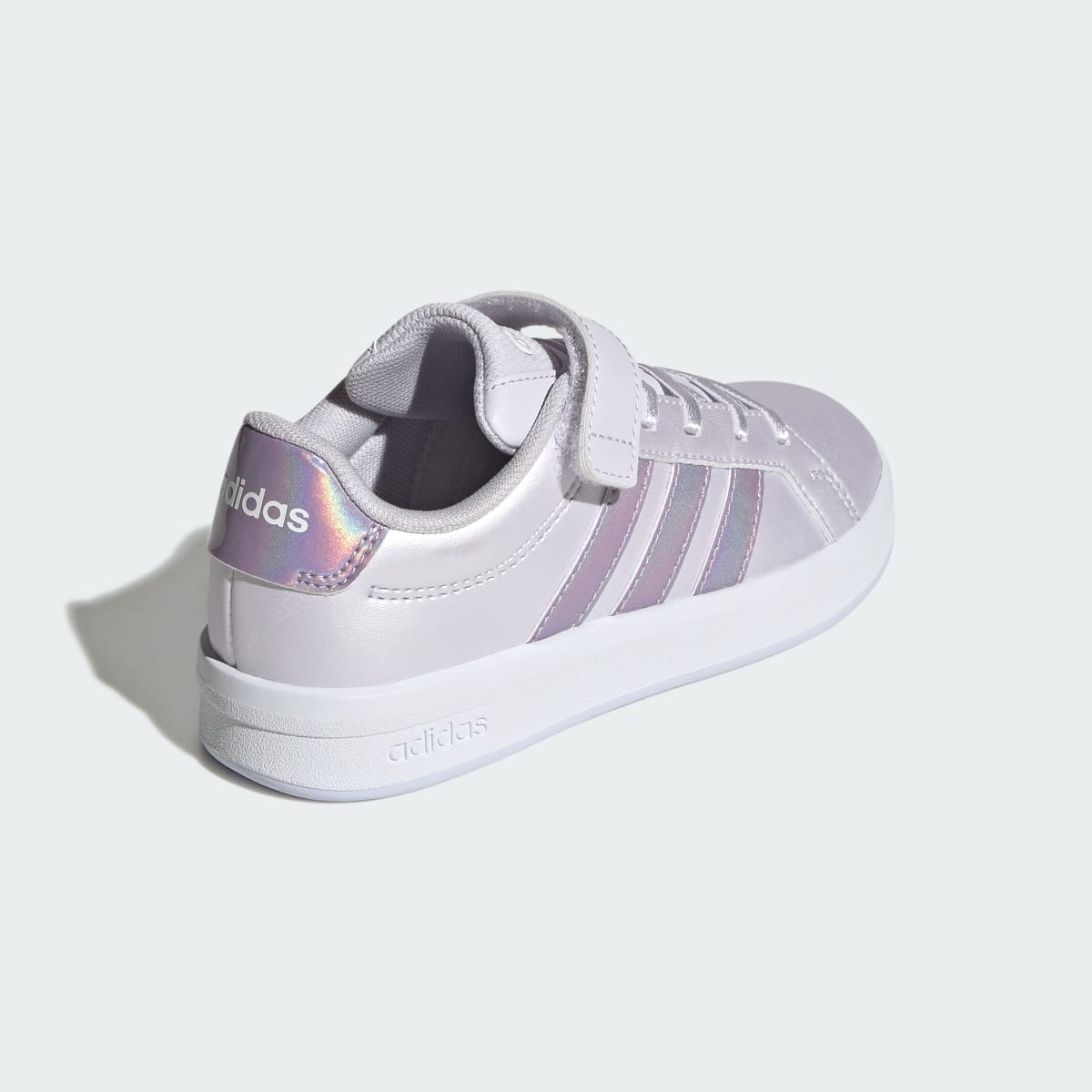 Adidas Kids' GRAND COURT 3.0 SHOES CHILDREN - Frozen Purple / Ice Lavender / Core White - Image 5
