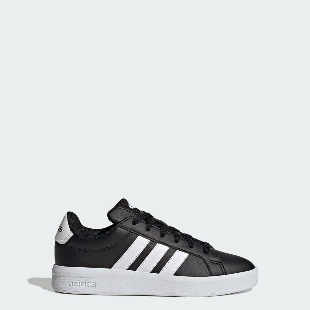Adidas Kids' GRAND COURT 3.0 SHOES JUNIOR - Core Black / Cloud White / Cloud White - Image 1