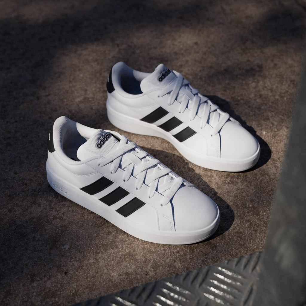 Adidas Kids' GRAND COURT 3.0 SHOES JUNIOR - Cloud White / Core Black / Cloud White - Image 5