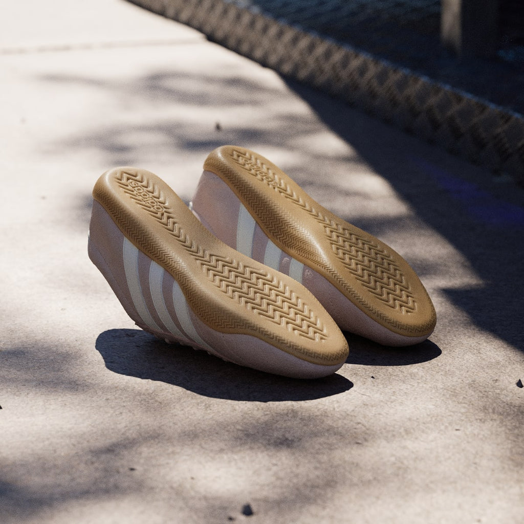 Adidas Women's GRAND COURT LO SHOES - Wonder Quartz / Off White / Gum - Image 4