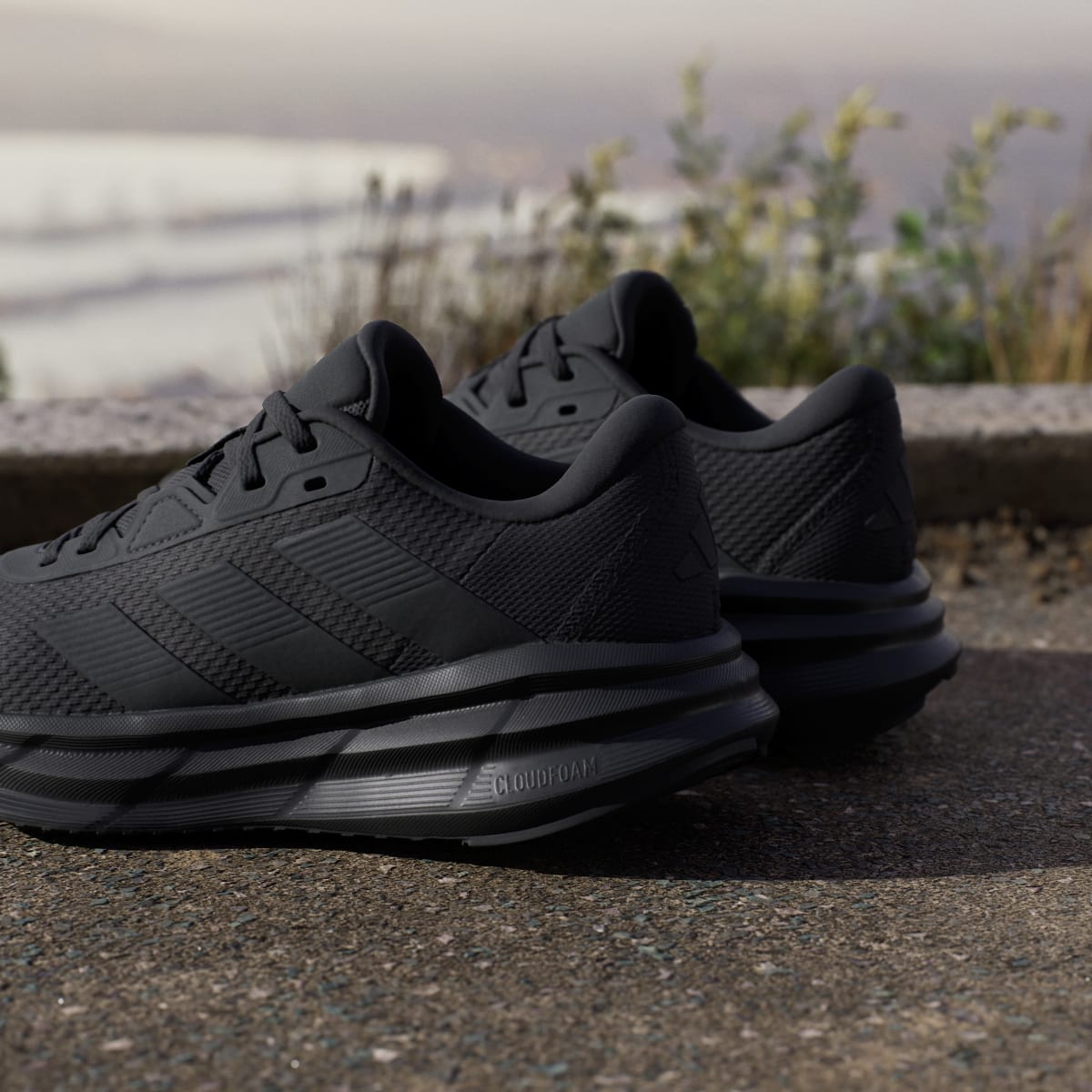 Adidas Women's Galaxy 7 Running Shoes - Core Black / Core Black / Core Black - Image 10