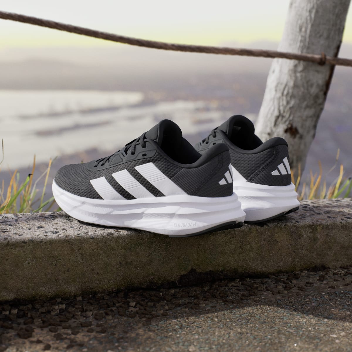 Adidas Women's Galaxy 7 Running Shoes - Core Black / Cloud White / Carbon - Image 6