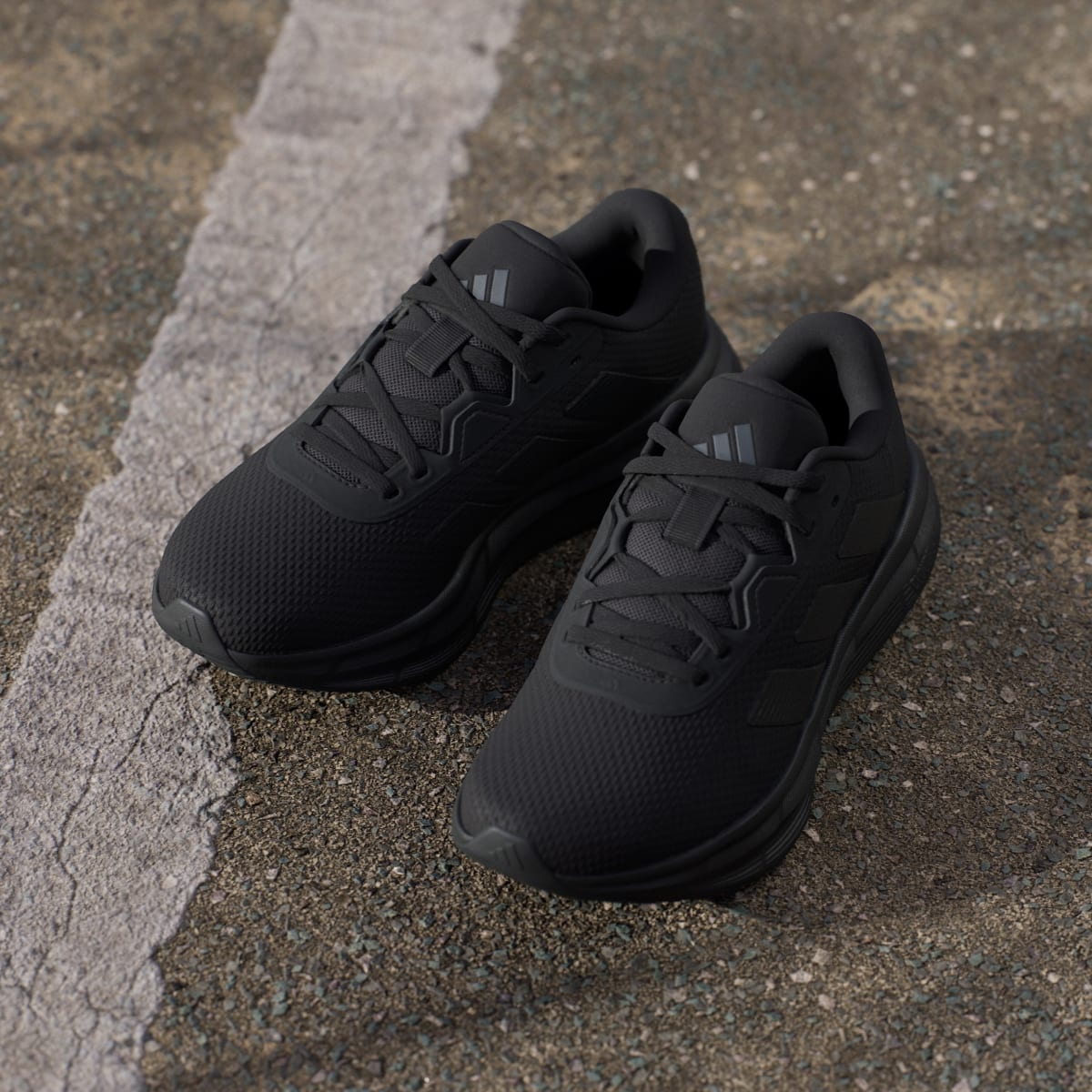 Adidas Women's Galaxy 7 Running Shoes - Core Black / Core Black / Carbon - Image 5