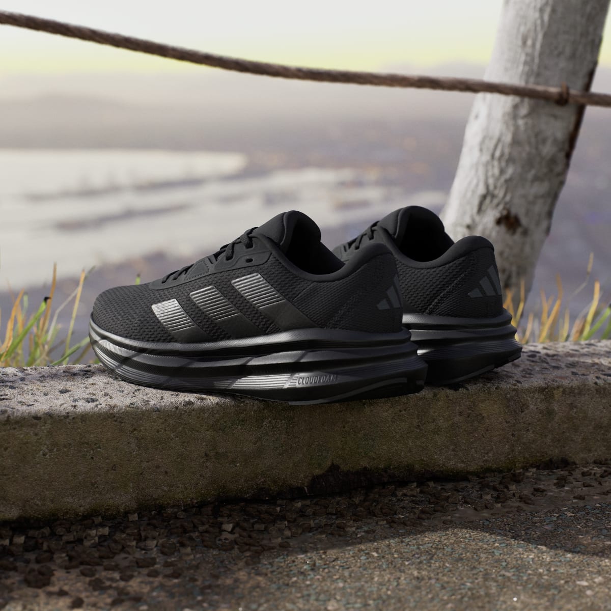 Adidas Women's Galaxy 7 Running Shoes - Core Black / Core Black / Carbon - Image 6